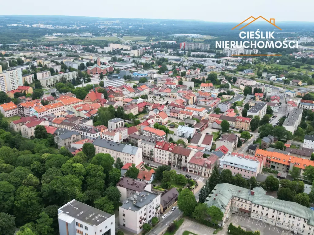 Chrzanów centrum z drona