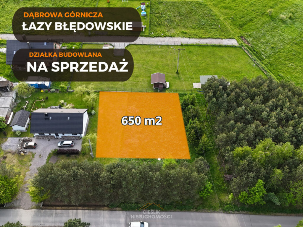 ŁAZY BŁĘDOWSKIE DZIAŁKA NA SPRZEDAŻ